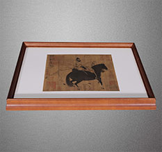 覃塘书画装裱配框服务案例